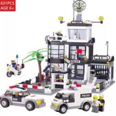 LEGO レゴ 互換性 ブロック 戦艦 市警察 レゴシティ 大容量 車 警察署