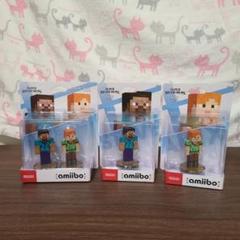 amiibo スティーブ　アレックス　未開封大乱闘スマッシュブラザーズ　スマブラ