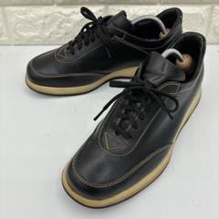 Silvano Mazza シルバノマッツァ　レザースニーカー　ブラック　42 美品 シルバノマッツァ レザースニーカー 27 0cm イタリア製