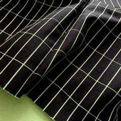 レア★marimekko はぎれ 生地 Pieni Tiiliskivi 緑 黒
