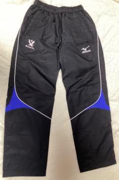 明治大学ラグビー部ヤッケ長ズボン新品 明治大学ラグビー部 S ヤッケ下 長ズボン 美品 ミズノ ウォーマ