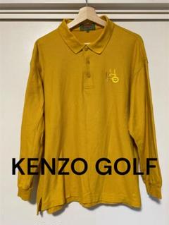KENZO GOLF ケンゾー　長袖ポロシャツ　長袖シャツ　マスタード　サイズ5