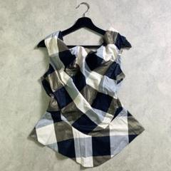 予約販売 Vivienne Westwood チェック柄 ドレープ チュニック - メルカリ トップス