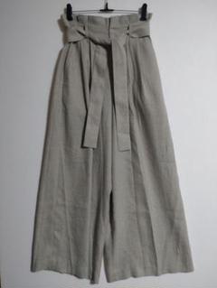 BLENHEIMフェイクリネンワイドパンツ　XS フォロー割り引き有り