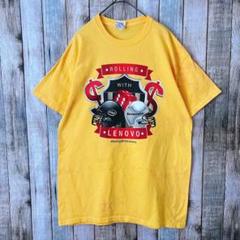 H95 ギルダン LENOVO ROLLING アメフトTシャツ M アメカジ