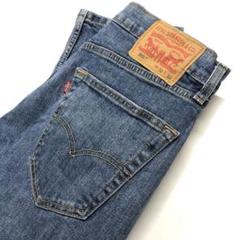 【美品】Levi's505 W32L32 ストレートデニム インディゴブルー M