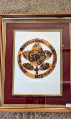 べっ甲家紋額　橘(たちばな) べっ甲家紋額 橘(たちばな) - メルカリ