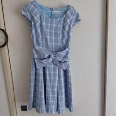 pattern fiona　膝丈チェックワンピース
