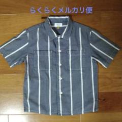 URBAN RESEARCH DOORS ストライプ半袖シャツ 105cmキッズ