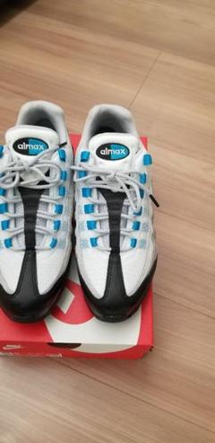 NIKE AIR MAX 95 GREY FOG/LASER BLUE