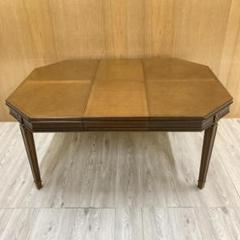 美品【マルニ】地中海ロイヤル 　パーティテーブル 　伸長式 　ダイニングテーブル マルニ木工】地中海ロイヤル ROYAL 伸長式 ダイニング テーブル