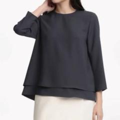 未使用級✨️2024ss セオリー リュクス ボリューム スリーブ ブラウス M FALL & WINTER 2024 COLLECTION | Theory luxe（セオリー