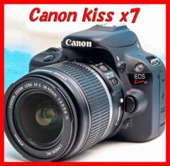 初心者向け ❤️Canon Kiss X7 軽量 ❤️タッチパネル❤️ スマホ転送 ☆Canon EOS kiss X7☆初心者向け○スマホ転送○小型・軽量