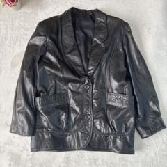 レザージャケット レディース 牛革 ブラック 11号