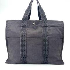 ★HERMES エルメス エールライン GMトートバッグ グレー 鞄 A4収納可