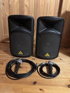 Behringer 簡易PA EPS500MP3 EUROPORT マイク2本付 - メルカリ