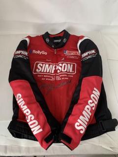 お歳暮 時期 中古】SIMPSON シンプソン メッシュジャケット Lサイズ (赤 バイクウェア・装備