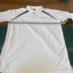 美品！テーラーメイドゴルフTaylorMade ポロシャツ ホワイト半袖L大きめ