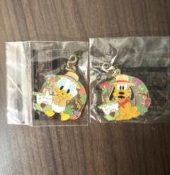 ディズニーランド　メタルチャーム　ドナルド　プルート