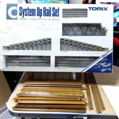 NゲージシステムアップレールセットC＆直線レール23本 - メルカリ