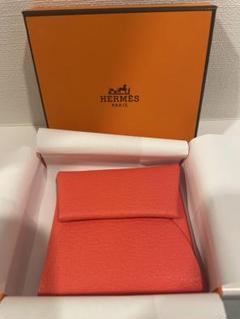 貴重シェーブル皮⭐︎エルメス　バスティア　ローズテキサス 貴重シェーブル皮⭐︎エルメス バスティア ローズテキサス