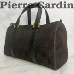 ✨未使用級✨ピエールカルダン　ボストンバッグ　レザー　ブラック　シボ革　旅行 pierre cardin ピエールカルダン 鍵付き ボストンバッグ