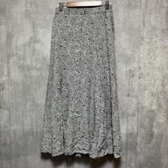 AMERICAN HOLIC 花柄マーメイドフレアスカート　グレー　Mサイズ