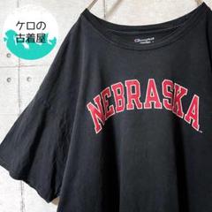 チャンピオン カレッジ Tシャツ 2XL ブラック ビッグサイズ US古着