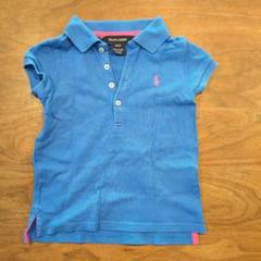 Ralph Lauren 3/3T 青 ポロシャツ