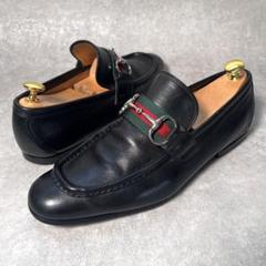 GUCCI ホースビットローファー シェリーライン 40EJ ブラック Amazon | [グッチ] ウェブ付き ウィメンズ ローファー シェリー