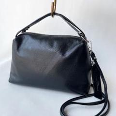 未使用美品★ジャンニキアリーニ　シルバー レザー バッグ ショルダー付 GIANNI CHIARINI / メタリック ALIFA レザーショルダーバッグ S