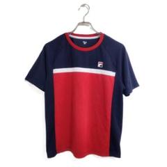 フィラ 半袖Tシャツ 吸汗速乾素材 M バイカラー スポーツウェア 薄手 夏秋