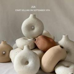 手作り陶器の花器 ― アーススぺックルボトル5977（小さな陶器