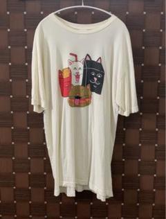【新品・未使用】RIPNDIP　Tシャツ　XL　ホワイト系　プリントのサムネイル