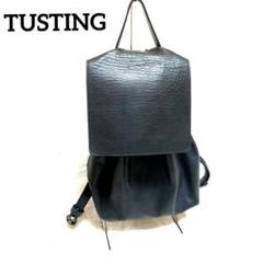 TUSTING タスティング　リュック　バックパック　レザー　ブラック　巾着 リュック Shelley／Tusting（タスティング）｜愛着を持って
