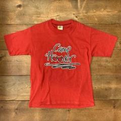 70's USA製 ビンテージ キッズTシャツ 赤 velva 子供古着