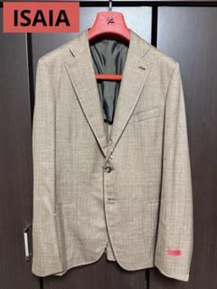 ISAIA ジャケット 52 XL 春夏 高級素材 リネン混 定価30万以上新品のサムネイル