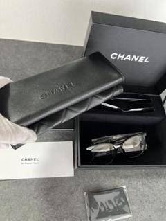 SG【used】メガネ　眼鏡　フレーム　シャネル　3052-B CHANEL メガネ 眼鏡 3052-B ラインストーン ココマーク ブラック