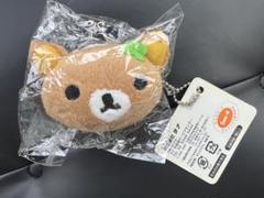 リラックマ　初期2008年クローバー タグ付き　ぬいぐるみがま口ミニ