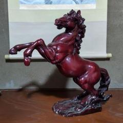 赤馬像 骨董品 跳ね馬 【傷、ヒビあり】 赤馬像 骨董品 跳ね馬 【傷、ヒビあり】 - メルカリ
