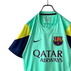 NIKE - バルセロナ　トレーニング　トップ　ボーダー柄 NIKE ナイキ 25-26 FCB FCバルセロナ Dri-FIT アカデミープロ