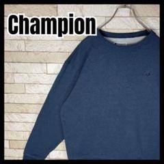日本2XL Champion スウェット 同色 刺繍 目 ストリート 古着