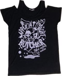 GHOST of HARLEM オフショルダー Tシャツ