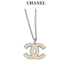 【鑑定済】CHANEL シャネル ココ ロゴ ネックレス