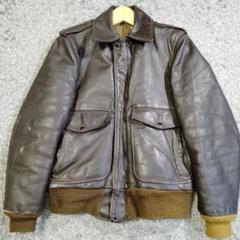 【希少】SCHOTT A-2 レザー フライトジャケット サイズ34 ブラウン