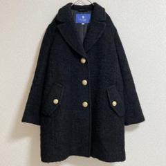 【美品】ブルーレーベルクレストブリッジ　チェスターコート　ネイビー　Mサイズ 2025年最新】BLUE LABEL CRESTBRIDGE レディース チェスター