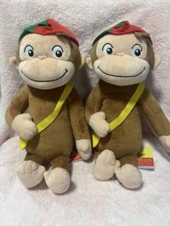おさるのジョージ Lぬいぐるみ 春のおでかけ ２点セット