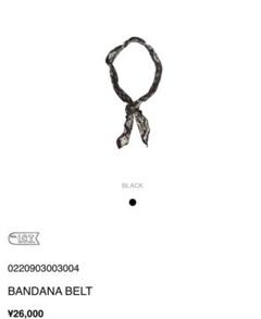 特別セーフ I.C.T F.I.L BELT BANDANA visvim 中村ヒロキ メルカリ - 小物