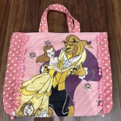 【Disney】ディズニープリンセス　ベル　　美女と野獣　レッスンバッグ　②のサムネイル