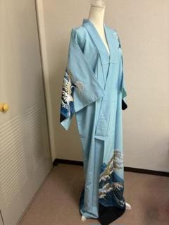 未着用　付け下げ　グラデーション　水色　お洒落　無地　着物　105a d 2025年最新】訪問着・付け下げの人気アイテム - メルカリ